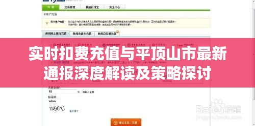实时扣费充值与平顶山市最新通报深度解读及策略探讨