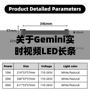 关于Gemini实时视频LED长条灯价格及规格,全面解析、实践指导与防范虚假宣传