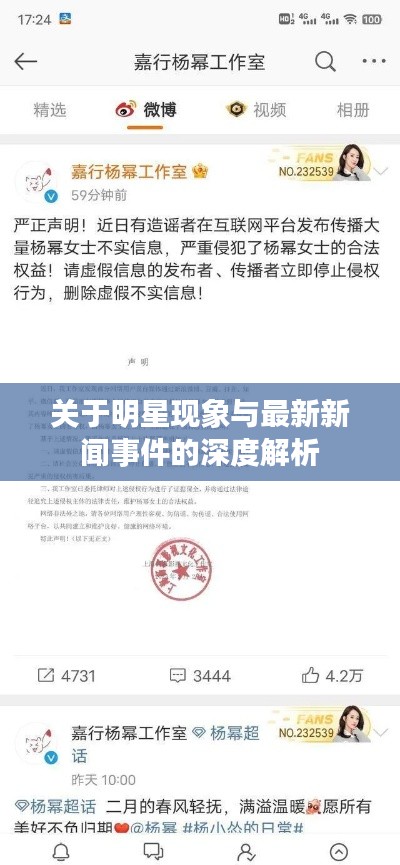 关于明星现象与最新新闻事件的深度解析