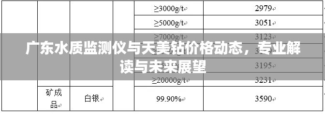 广东水质监测仪与天美钻价格动态，专业解读与未来展望