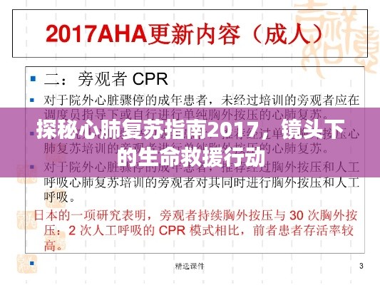 探秘心肺复苏指南2017，镜头下的生命救援行动