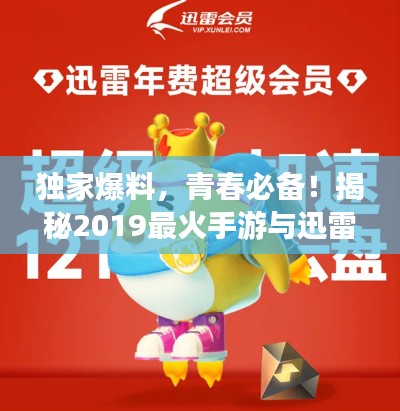 独家爆料,青春必备!揭秘2019最火手游与迅雷会员激活码全攻略,你准备好了吗?
