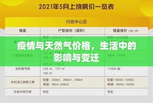 疫情与天然气价格，生活中的影响与变迁