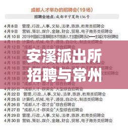 安溪派出所招聘与常州湿度实时播报，初中生必知资讯汇总