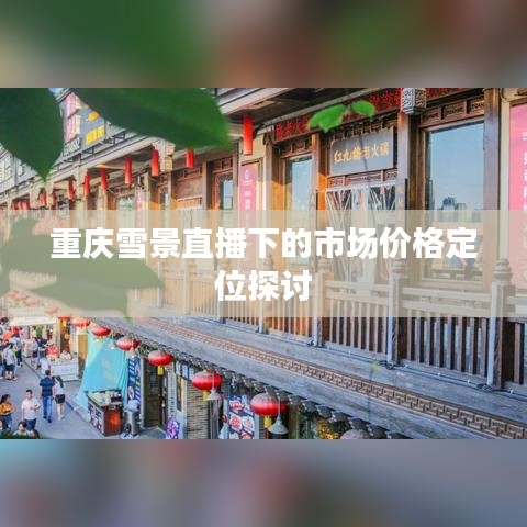重庆雪景直播下的市场价格定位探讨